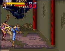 une photo d'Ã©cran de Final Fight 2 sur Nintendo Super Nes